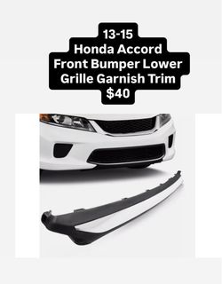 13-15 Honda Accord Front Bumper Lower Grille Garnish Trim $40