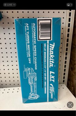 Makita new 41/2”-5” grinder brushless