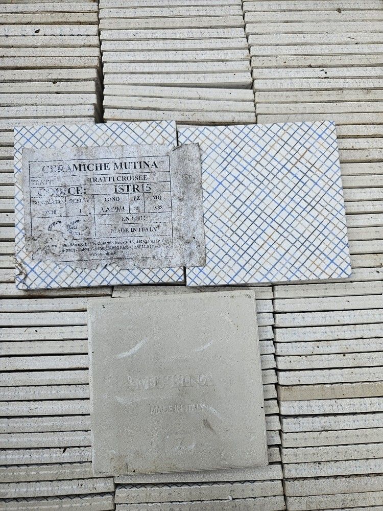 4x4 Ceramic Brand New High Quality Tiles- Made In Italy