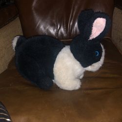 Vintage bunny plush applause