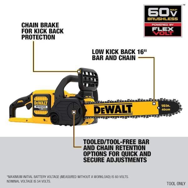DeWalt 60 Volt 16-in Chainsaw