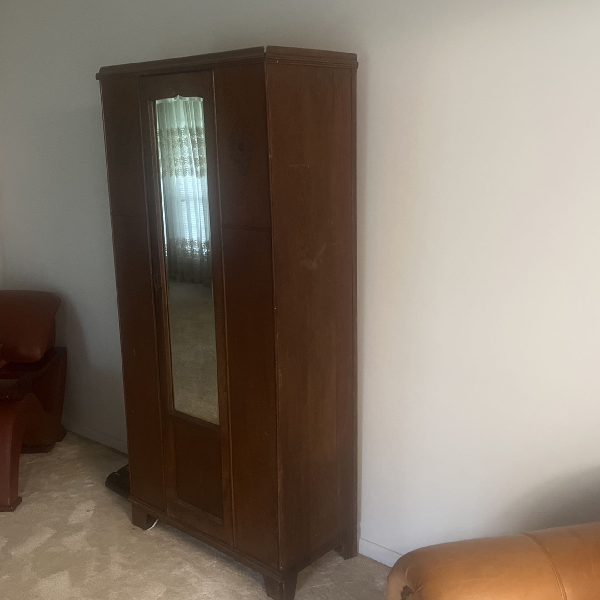 Vintage Armoire/ Wardrobe Closet