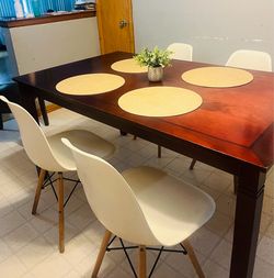 Table and 4 chairs