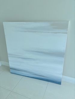 Large Abstract  Canvas 4x4 feet