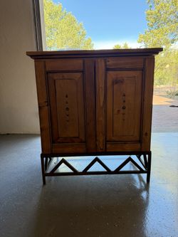 Custom Made Solid Wood Vanity