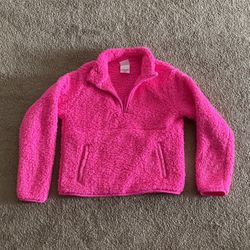 Wonder shop by target girls L half zip up hoodie 