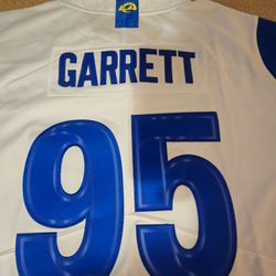Los Angeles Rams Garrett new white stitched Nike jerseys