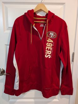 Ladies 1\4 zip fleece lined 49ers activewear jacket