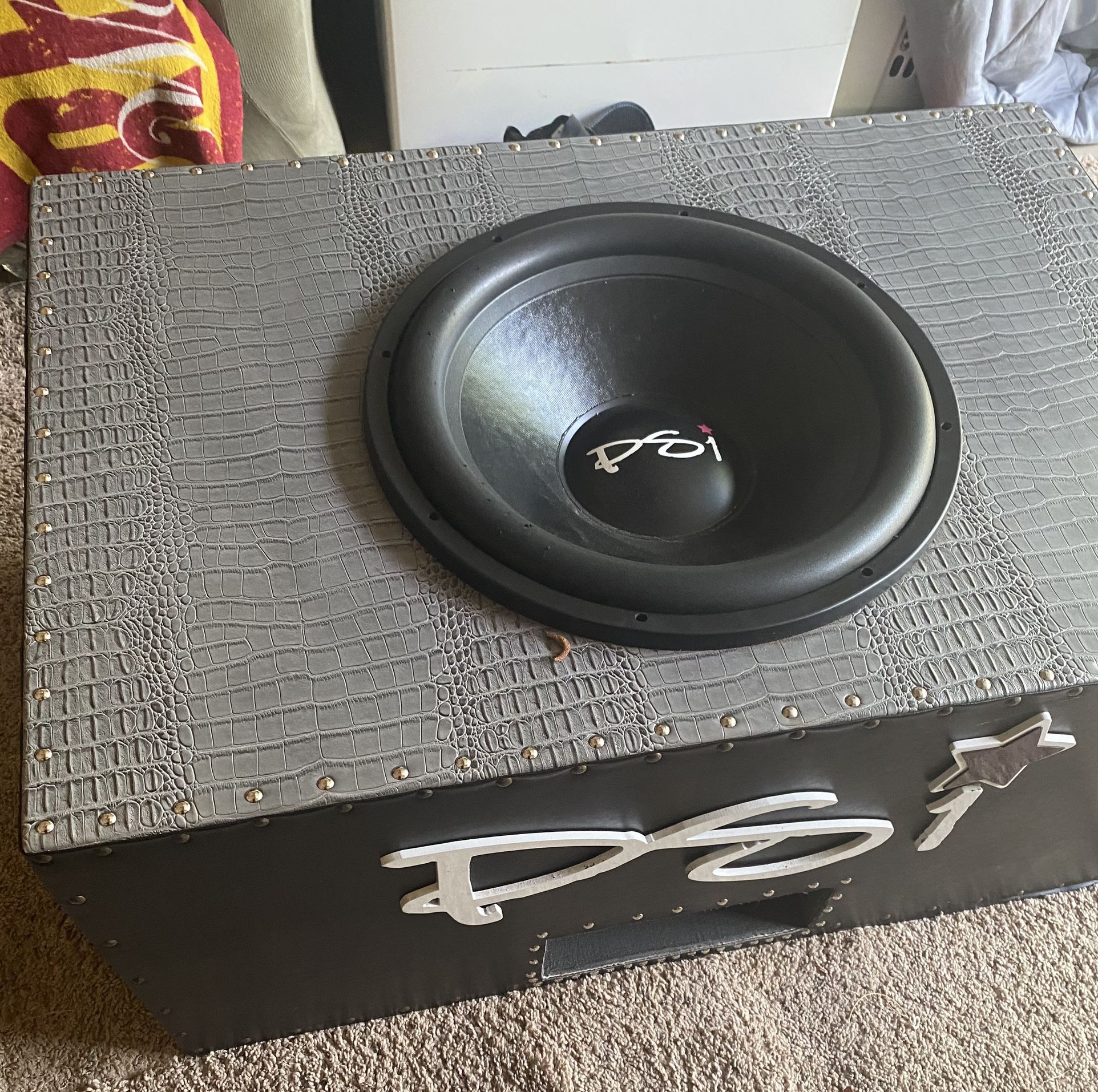 20 Inch PS1 Speaker Box And And 5000watt Amp System
