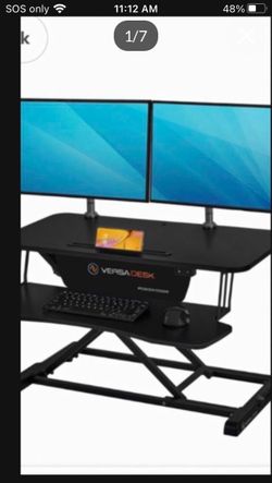 versa desk power riser standing desktop converter