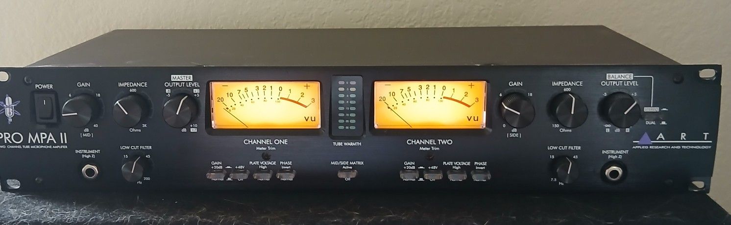 ART MPA 2 TUBE MIC PRE AMP