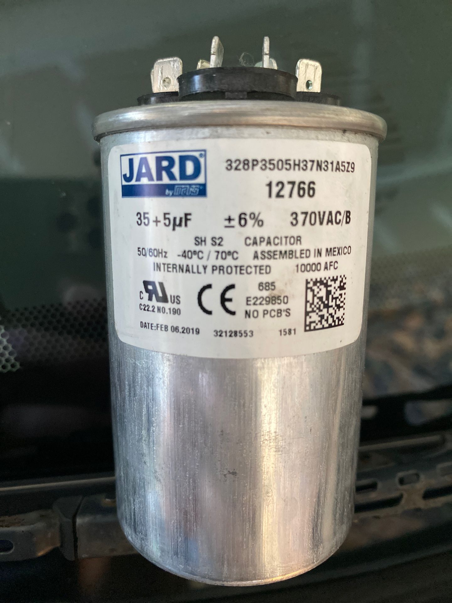 35+5 uf 12766 JARD capacitor