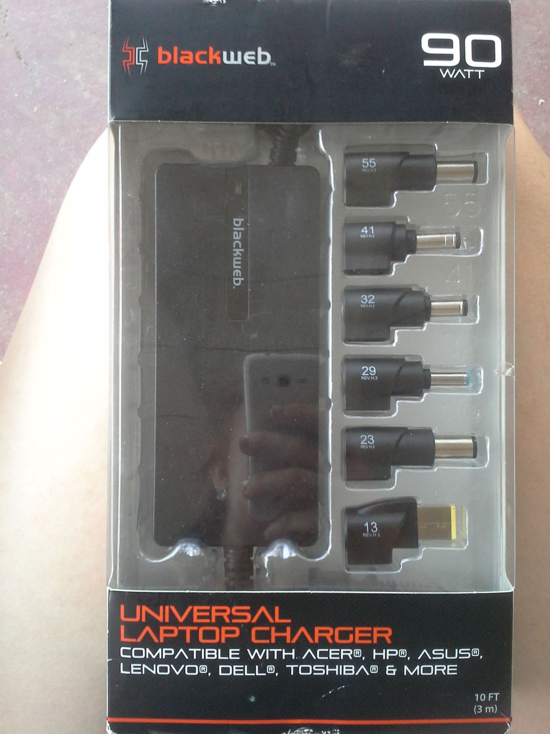 Blackweb Universal Laptop Charger (90 watt) Brand new