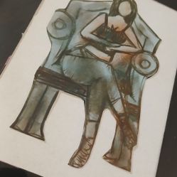 Pencil Drawn Photo Print 