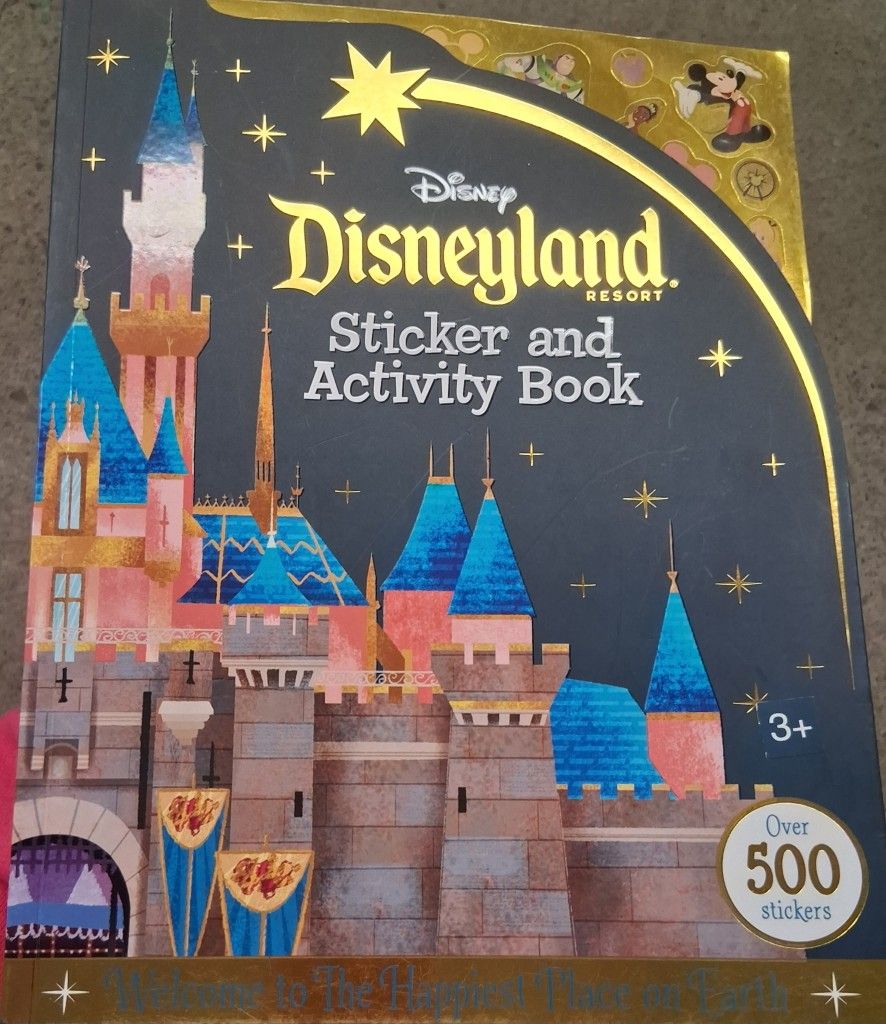 New Disneyland Resort Sticker And Activity Book