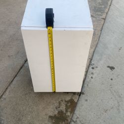 Small Metal Cabinet With Rollers