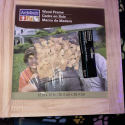 Large Wooden Frame With Letters