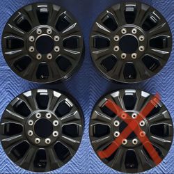 18" FORD F250 F350 F-250 F-350 SUPER DUTY FACTORY BLACK TREMOR SPARE REPLACEMENT EXTRA ONE WHEEL RIM