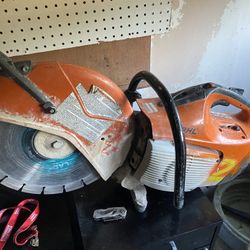 concrete saw stihl ts420