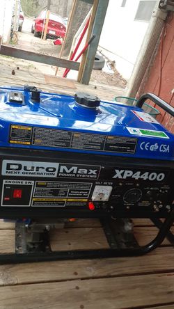 Duro max xp4400 next generator power system