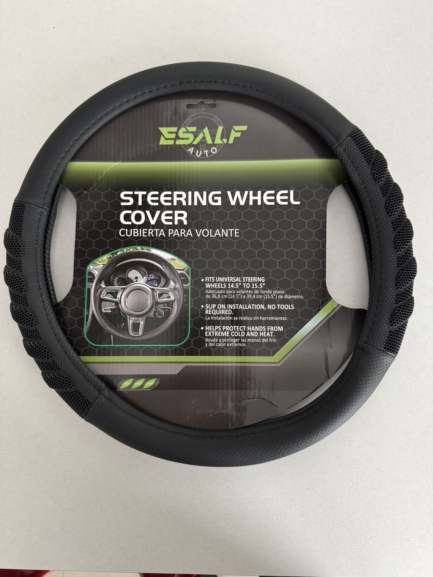 Steering wheel cover
