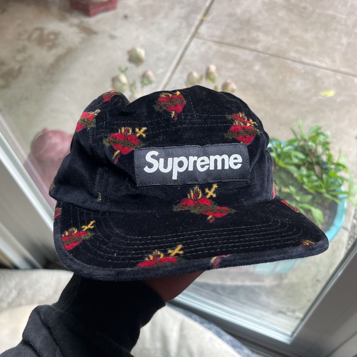 帽子 Supreme Sacred Hearts Camp Cap 17AW FW Supreme sacred heart camp cap one size | Depop