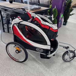 Deluxe Bike Trailer/Stroller Red ❤️ CLP802