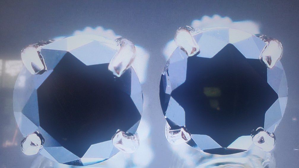 Black Natural Diamond EARRINGS 3.90TCW