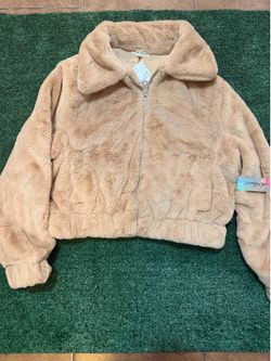Brown fur jacket