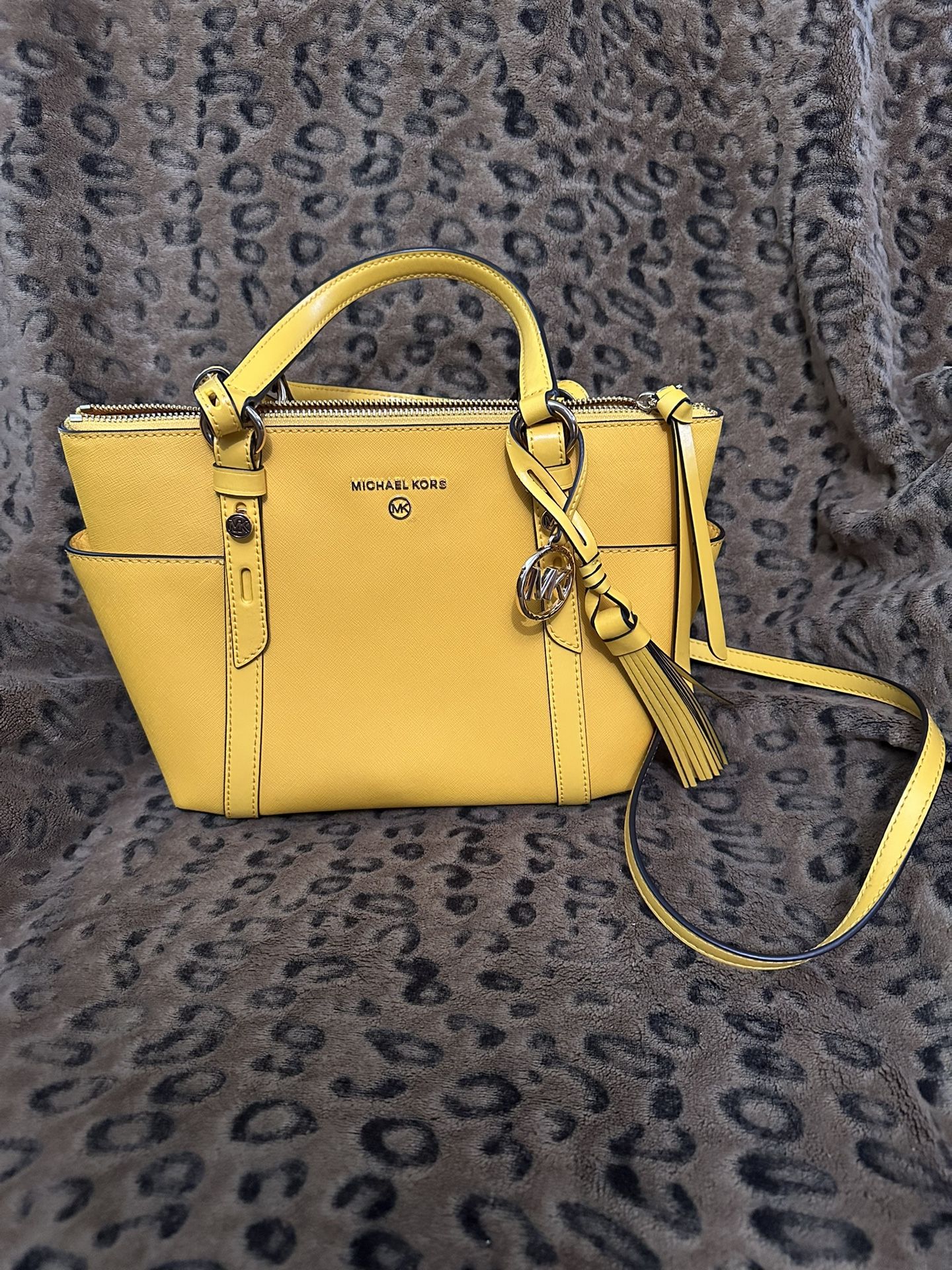 Yellow Michael Kors Crossbody