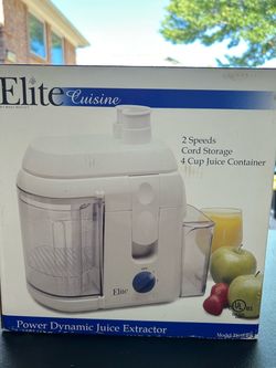 Elite Cuisine Juice Extractor – Never Used