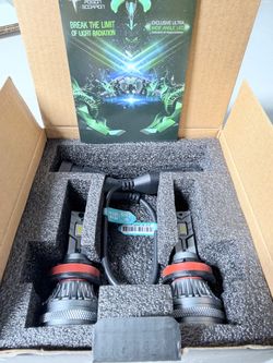 H11 Bulb Super Brighter, 6000K with Fan H11/H8/H9 2Pcs