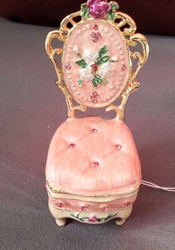 Pink Chair Trinket/Ring Box