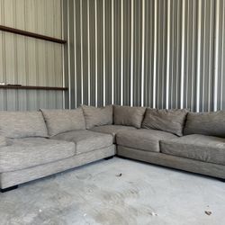 Heather Gray Sectional 