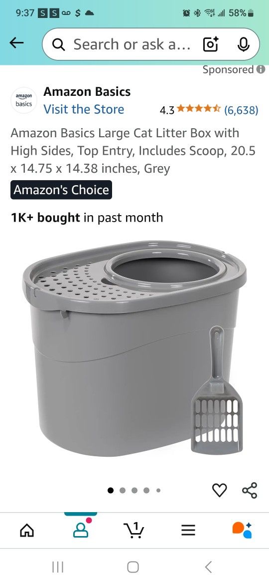 Top Entry Litter Box