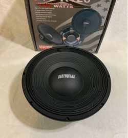 New 12" Earthquake Pro Audio 1200w 8-ohm Midbass Midwoofer Speaker $120 Each