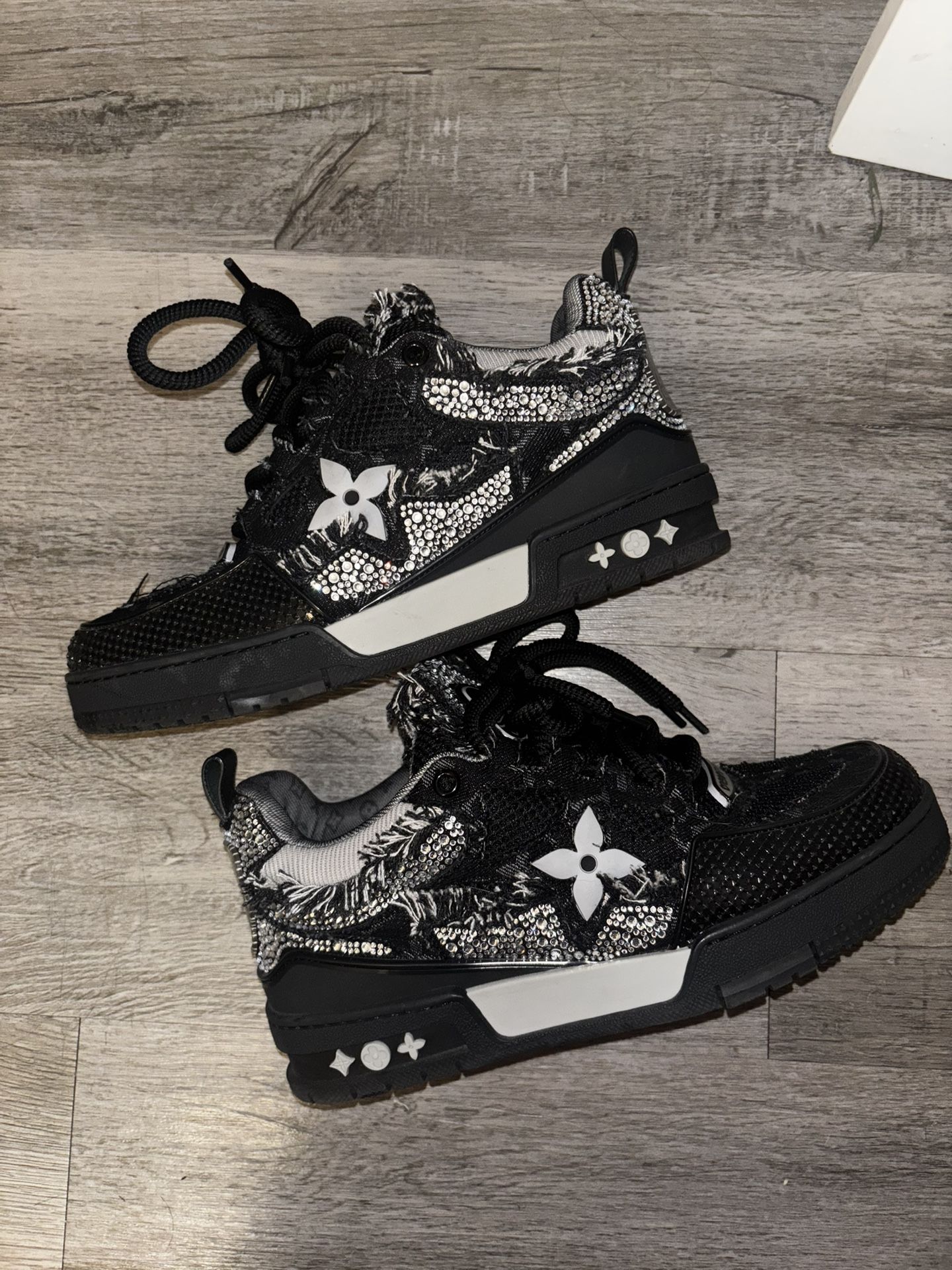 Louis Vuitton Swarovski Crystal Skates Sneakers