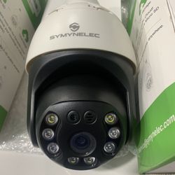 1. OPEN BOX. SYMYNELEC P4 WIRELESS WIFI SECURITY SMART  BULB CAMERA  OPEN BOX  