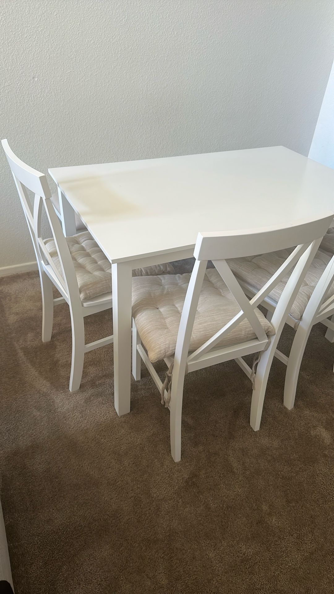 Dining Table With Chairs And A Bench