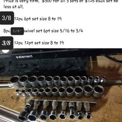 Snap On Sockets And Ratchet