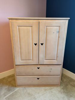 Armoire with Heart Cutouts
