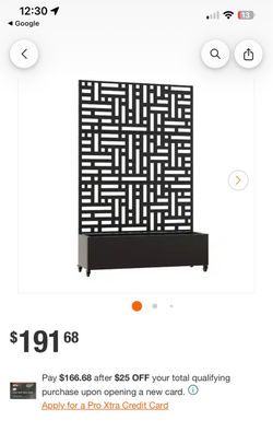 New planters privacy fence