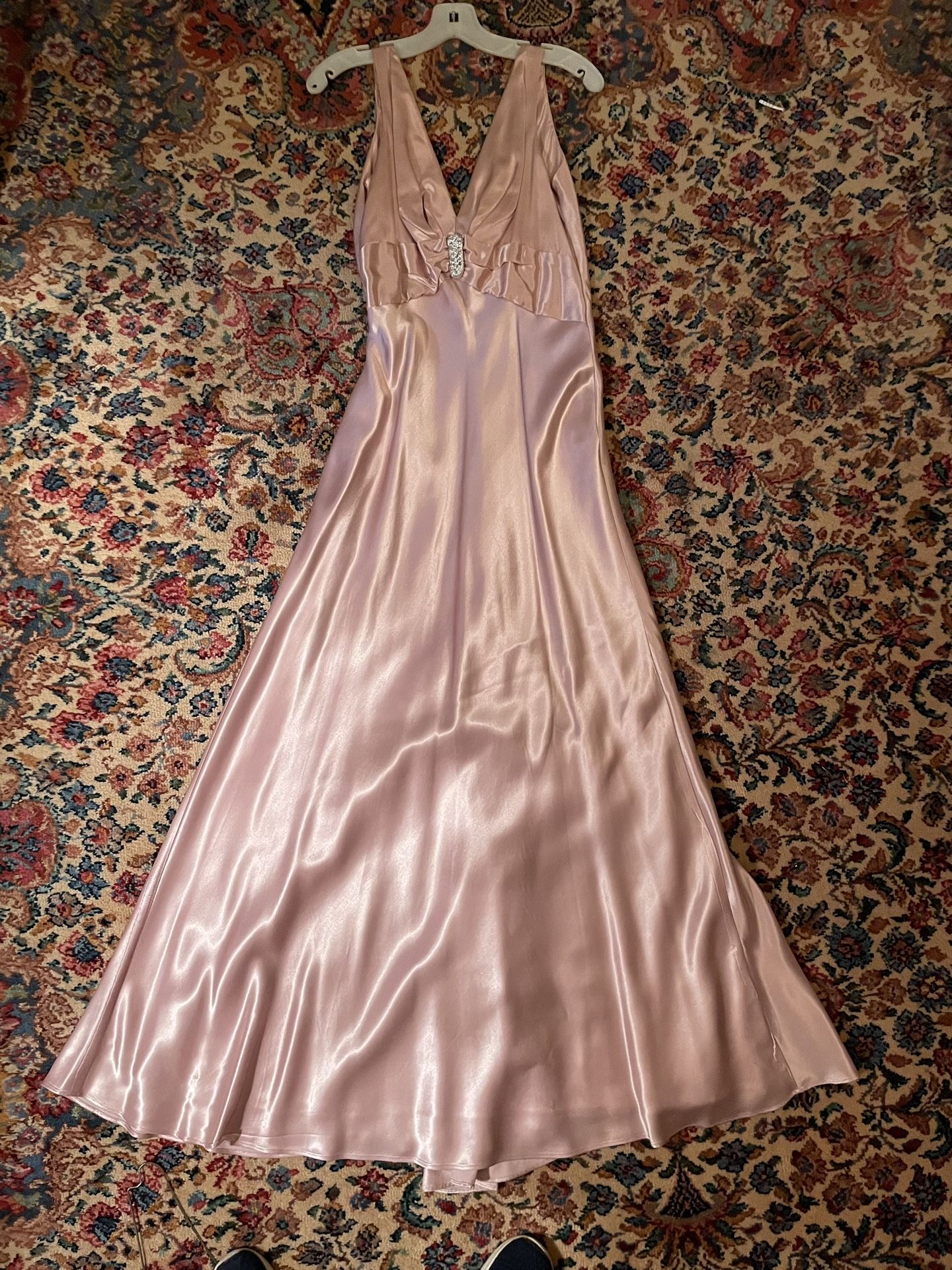 Wedding Guest Gown, Dusty pink, 12