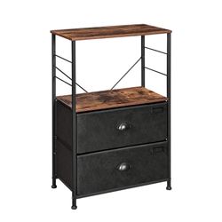 Nightstand Storage Shelve, Bedside Table 