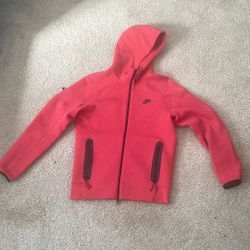 Red Nike Tech Top Size S