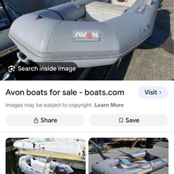 Avon Inflatable Boat And Motor