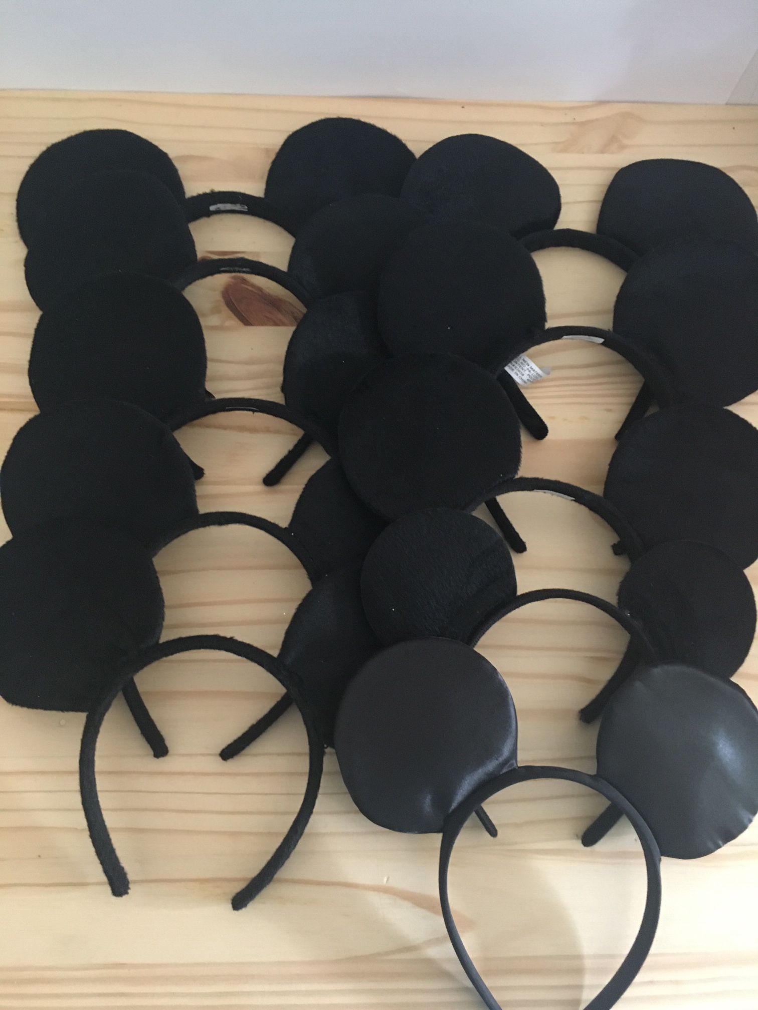 Lot of 10 Disney Minnie Ears Black Princess Craft Fiesta Girl Party Mickey #2
