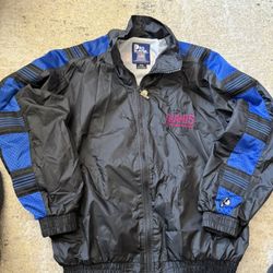 Rare Vintage 90’s Pro Player New York Giants Windbreaker Jacket In Size Adult Medium, Not Nike, Mitchell & Ness, Manning, Brady, RC 