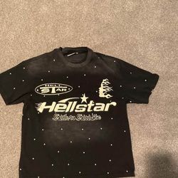 BLACK CH-HIPHOP HELLSTAR T-SHIRT (SIZE MEDIUM)