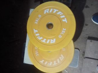 35lb Olympic RitFit bumper plates